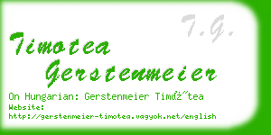 timotea gerstenmeier business card